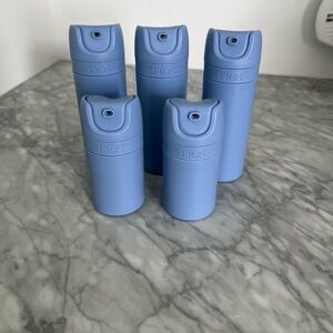 Ries Blue Refillable Travel Bottles - Set of 5